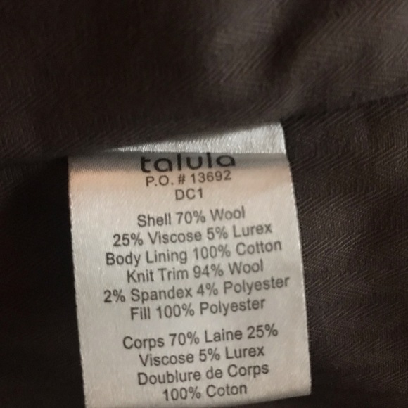 TALULA Aritzia Brown Gold Italian WOOL Quilted PUFFER VEST! 🍂 - Picture 2 of 13